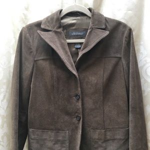 Banana Republic Suede Blazer Jacket